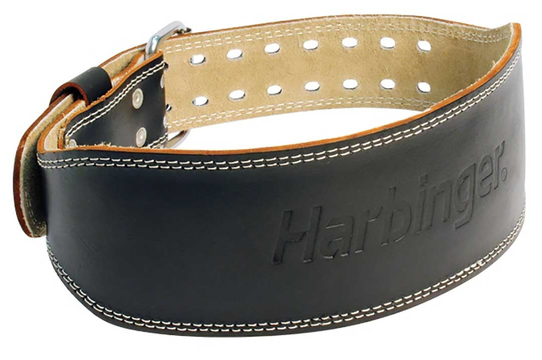 Harbinger weightlifting belt with padded leather 10cm