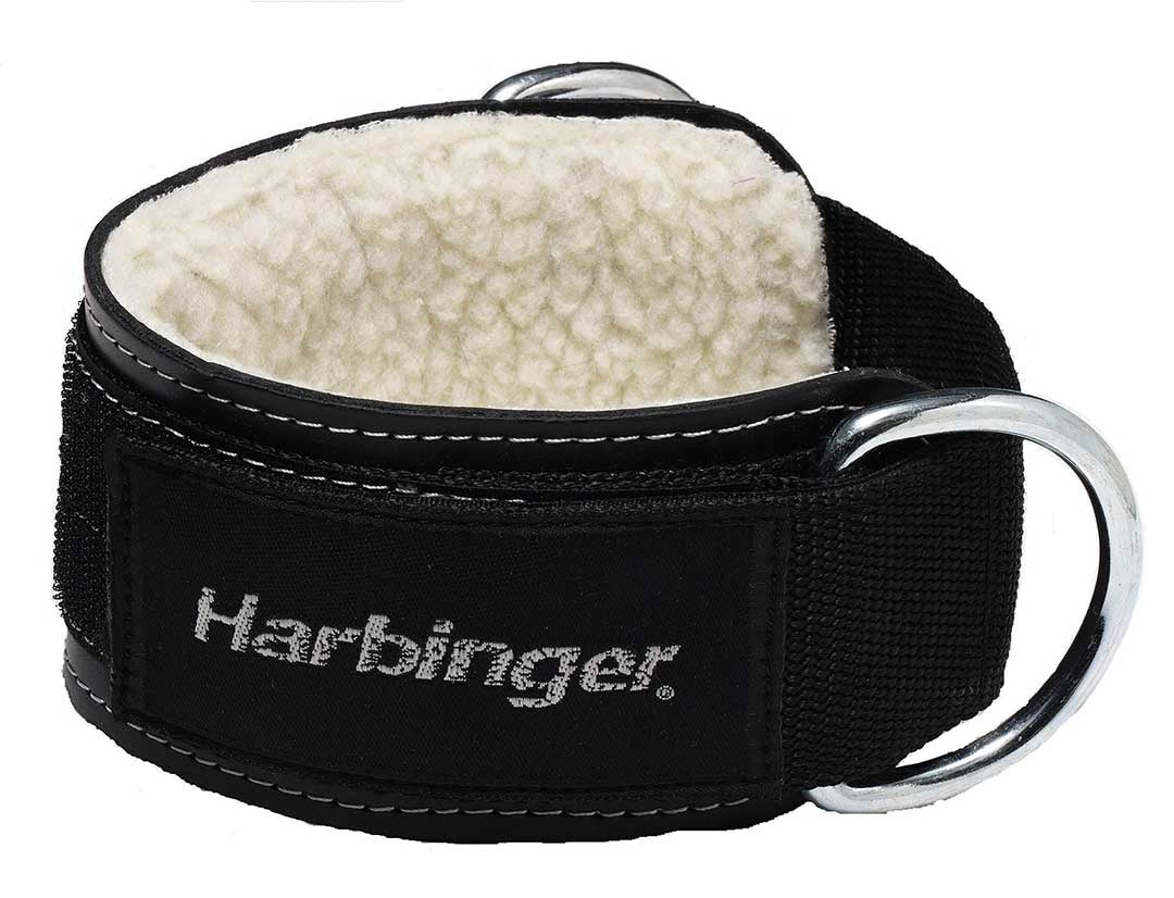 Harbinger Heavy duty leather ankle strap / ankle cuffs