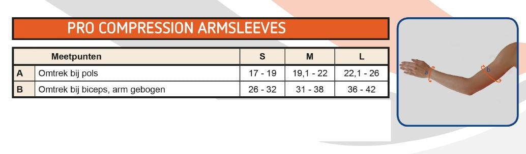 Herzog PRO Compression Arm Sleeves - White