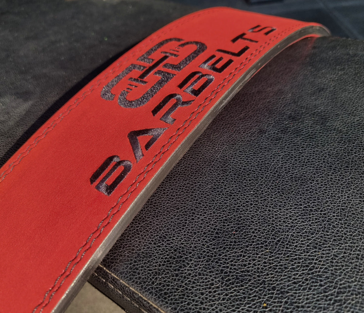 Barbelts Lever belt 10mm Red - Powerlift belt
