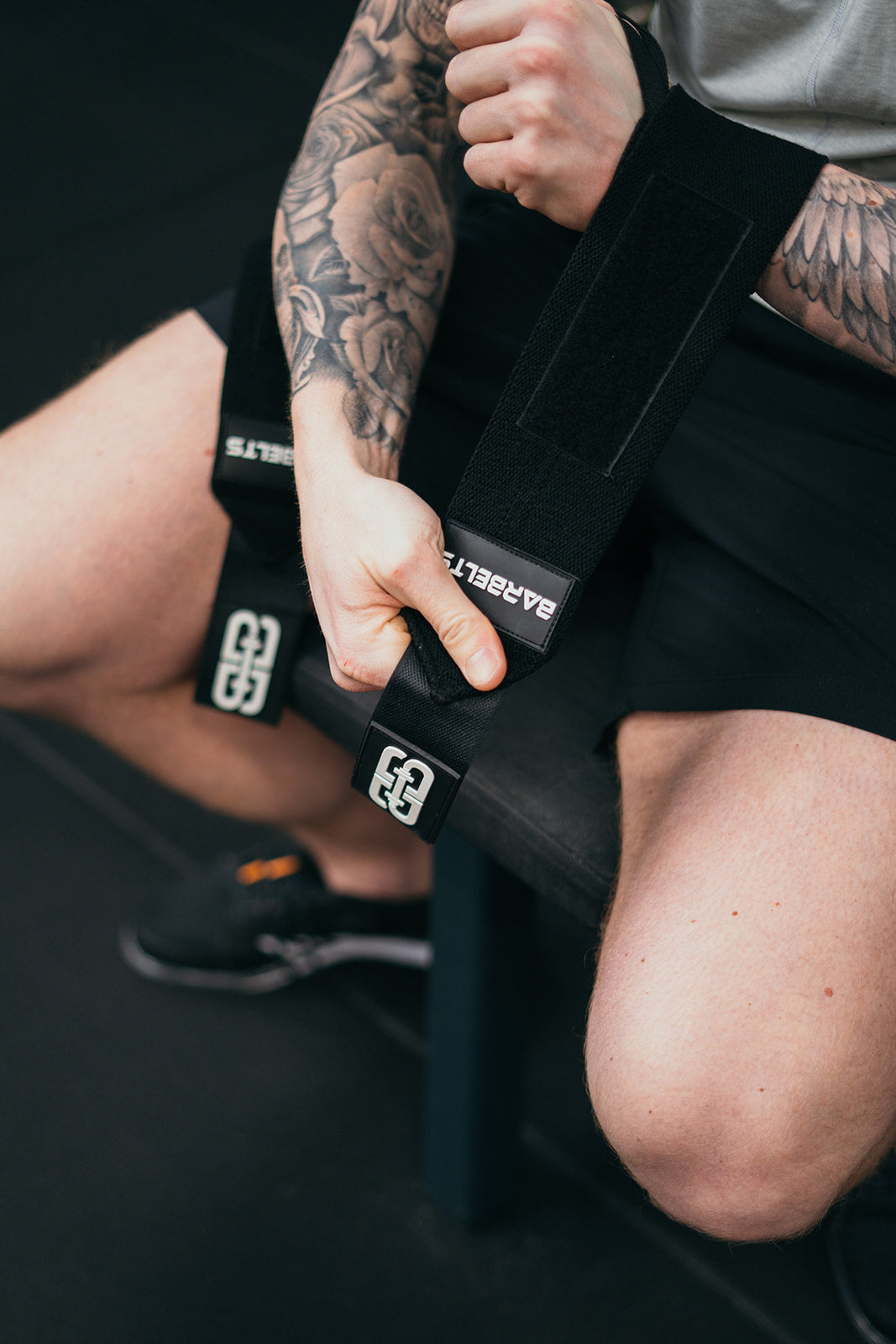 Barbelts Wrist wraps - black - 50cm