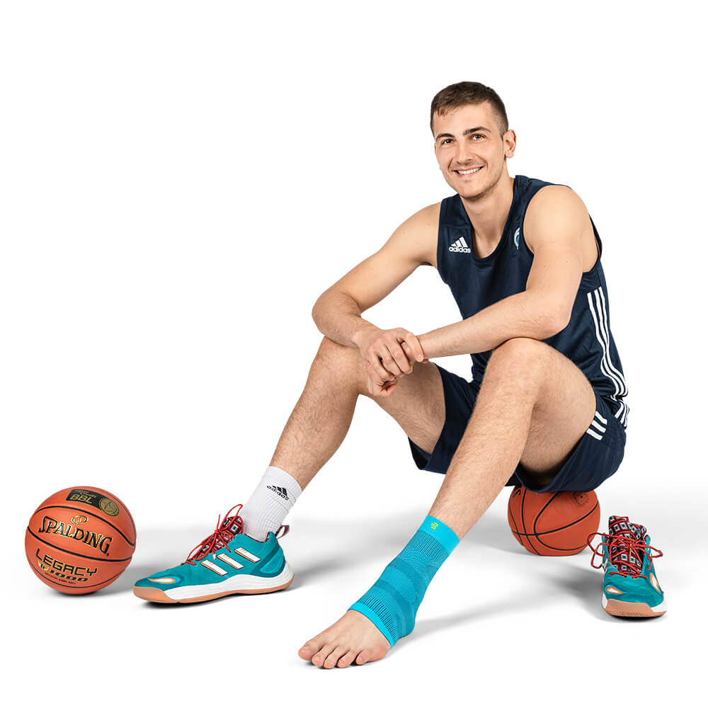 Bauerfeind Sports Compression Ankle Support Enkelbandage - wit