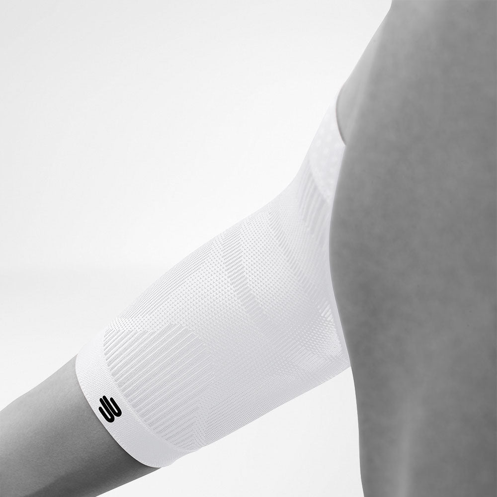 Bauerfeind Sports Compression Elbow Support Elleboogsleeve - wit