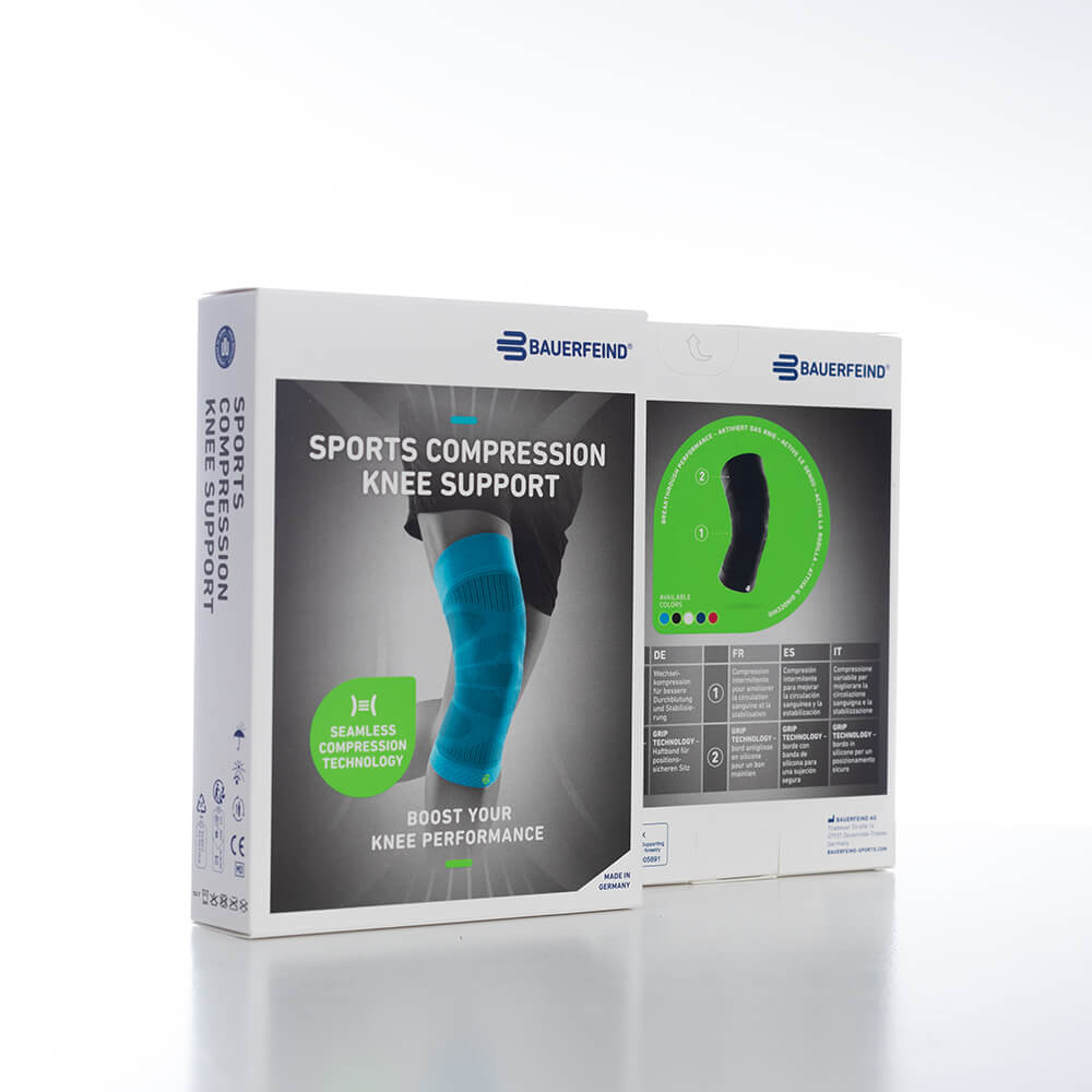 Bauerfeind Sports Compression Knee Support Kniesleeve - rivera