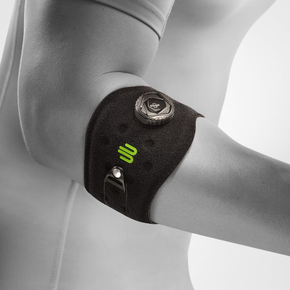 Bauerfeind Sports Elbow Strap Tennisarmbrace - zwart