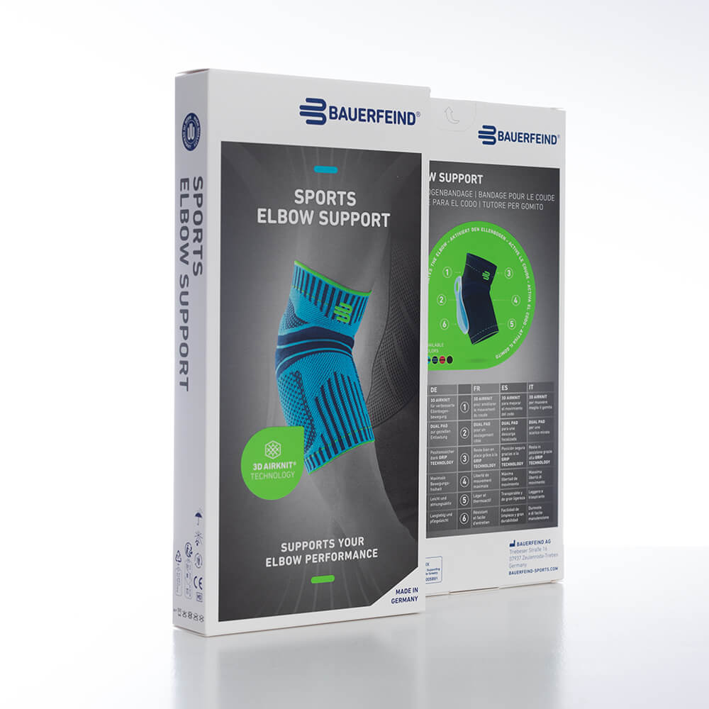 Bauerfeind Sports Elbow Support Elleboogbrace - all black