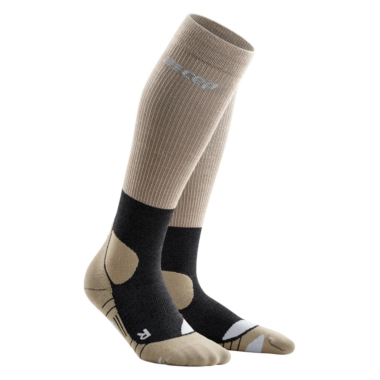 CEP Hiking Merino Compression Socks - Sand