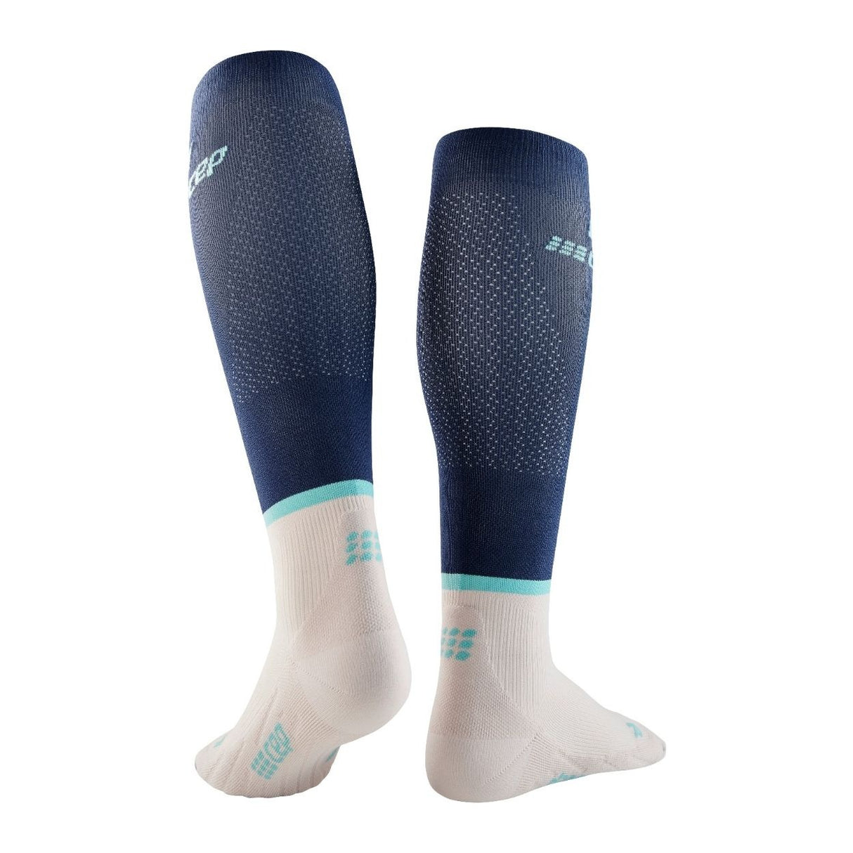 CEP Compression Stockings The Run - Blue/White