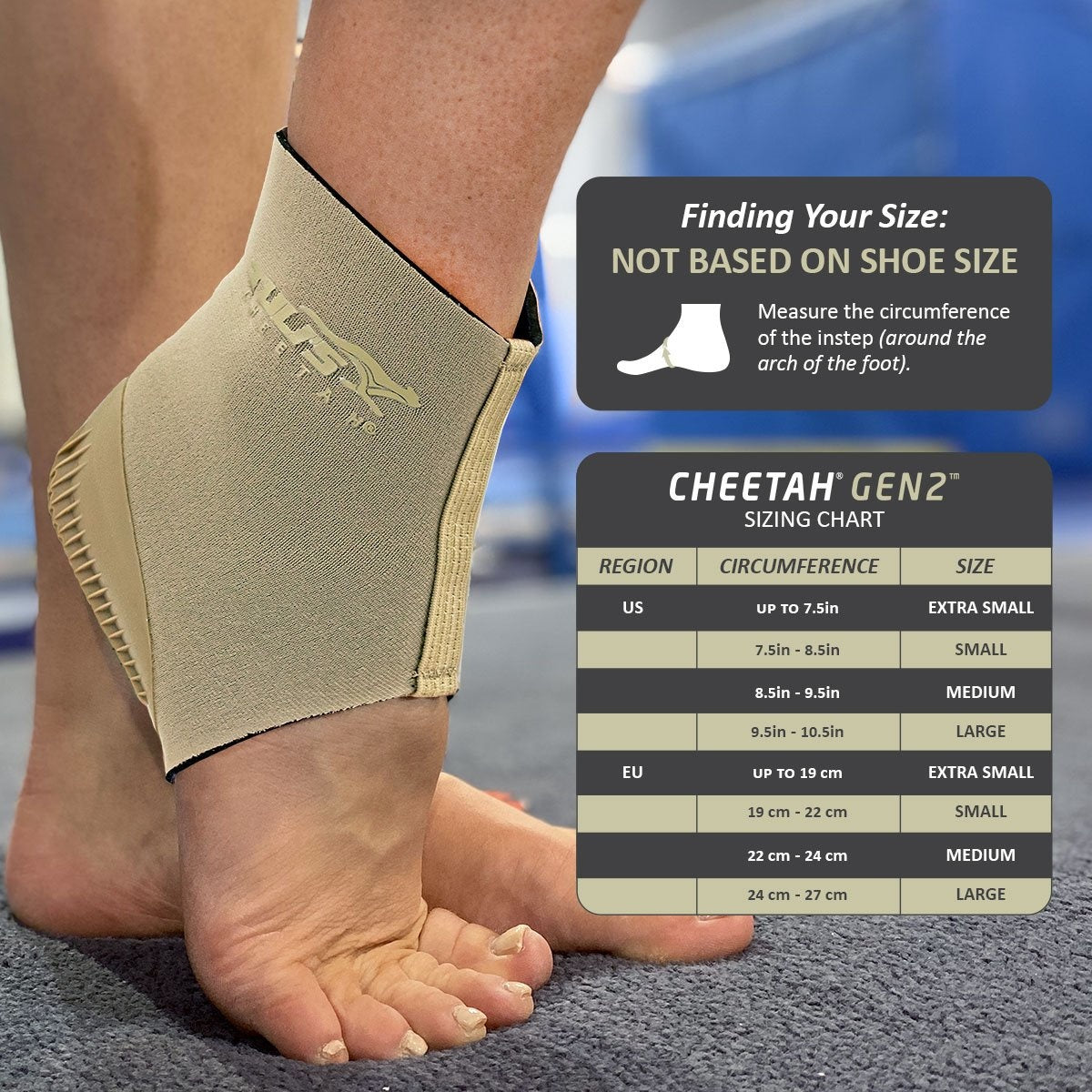 Tuli's Cheetah Gen2 Heel Cup Compression Sleeve