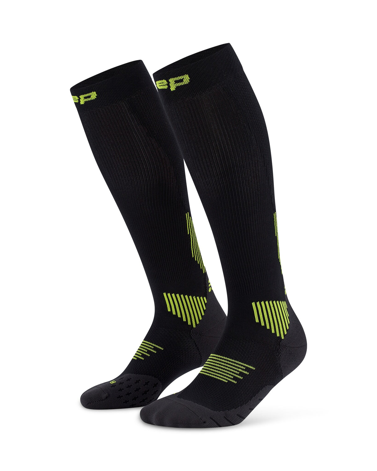CEP Compression Stockings Core Run 5.0 - black/green