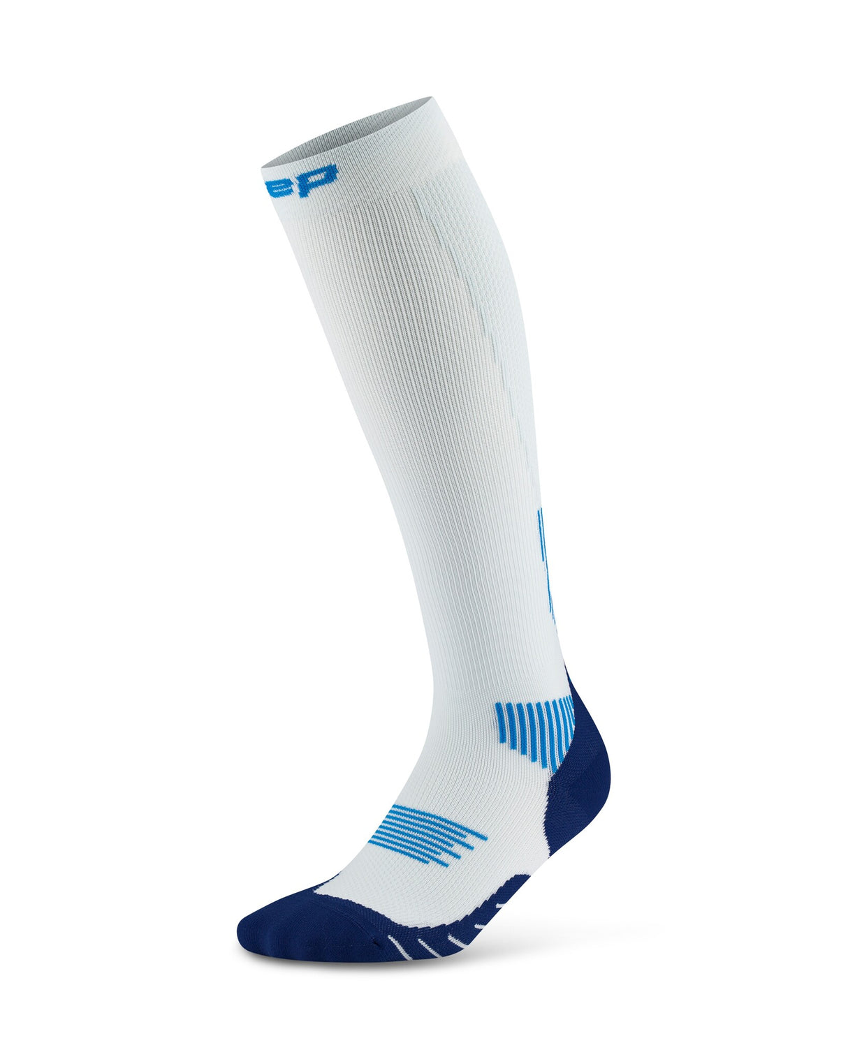 CEP Compression Stockings Core Run 5.0 - White/Blue