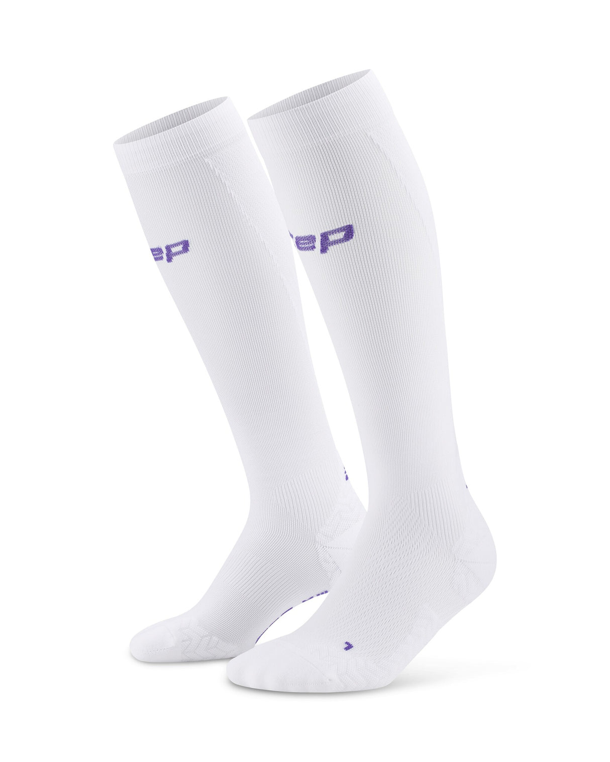 CEP Core Run Ultralight Compression Stockings - White