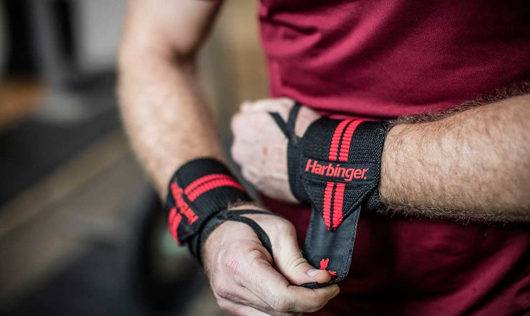 Harbinger Wrist Bindings Red Line
