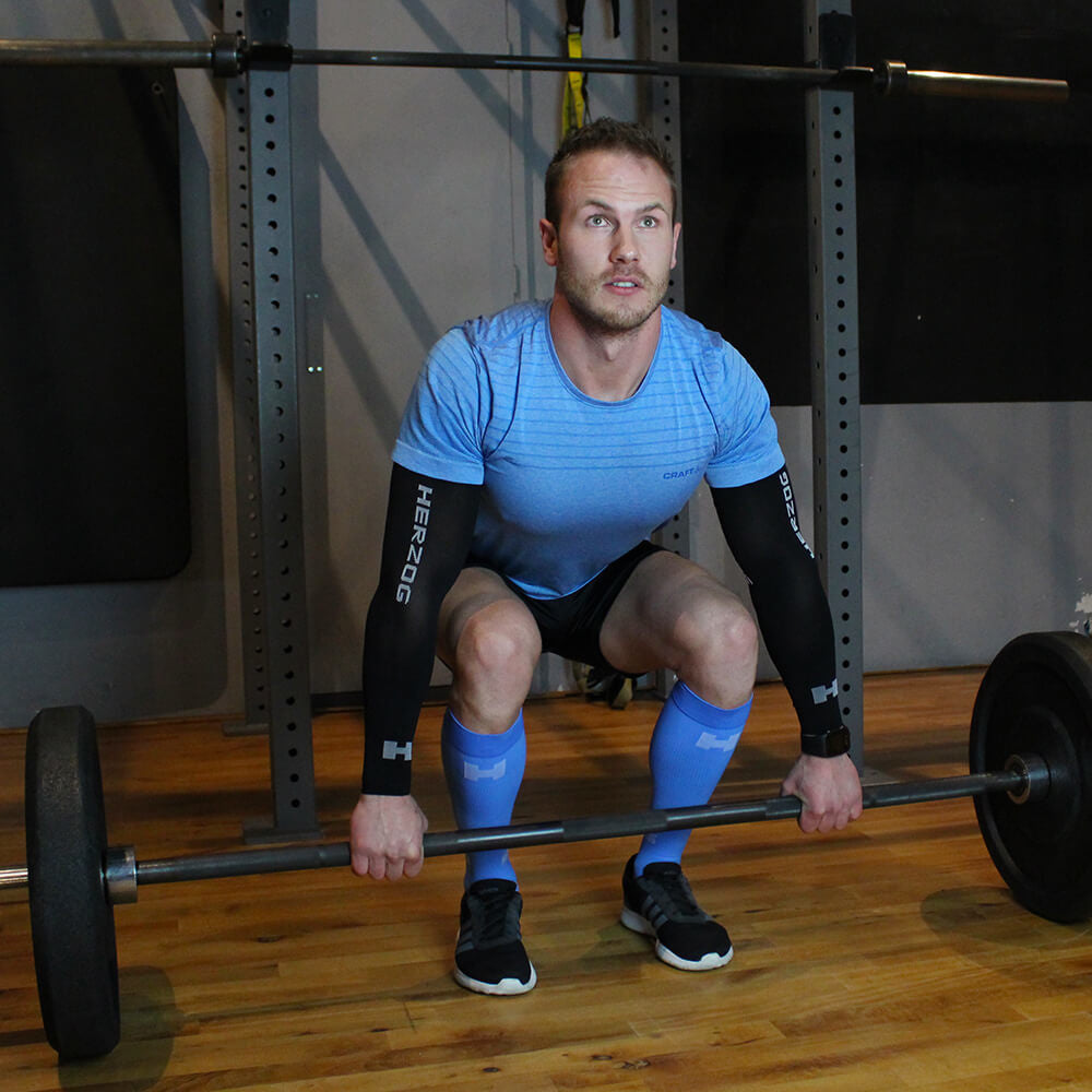 Herzog PRO Compression Arm Sleeves - Black