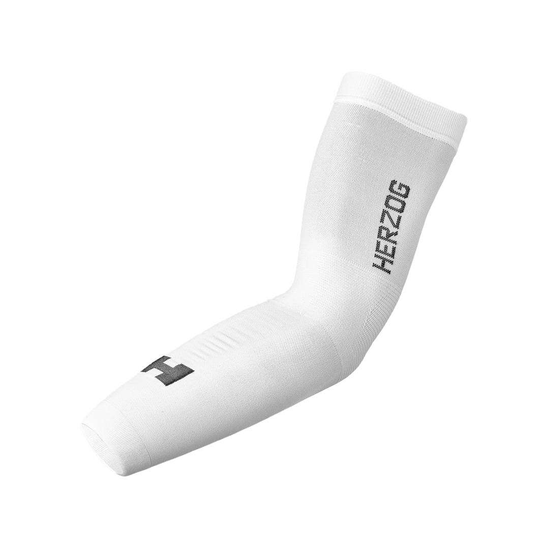 Herzog PRO Compression Arm Sleeves - White