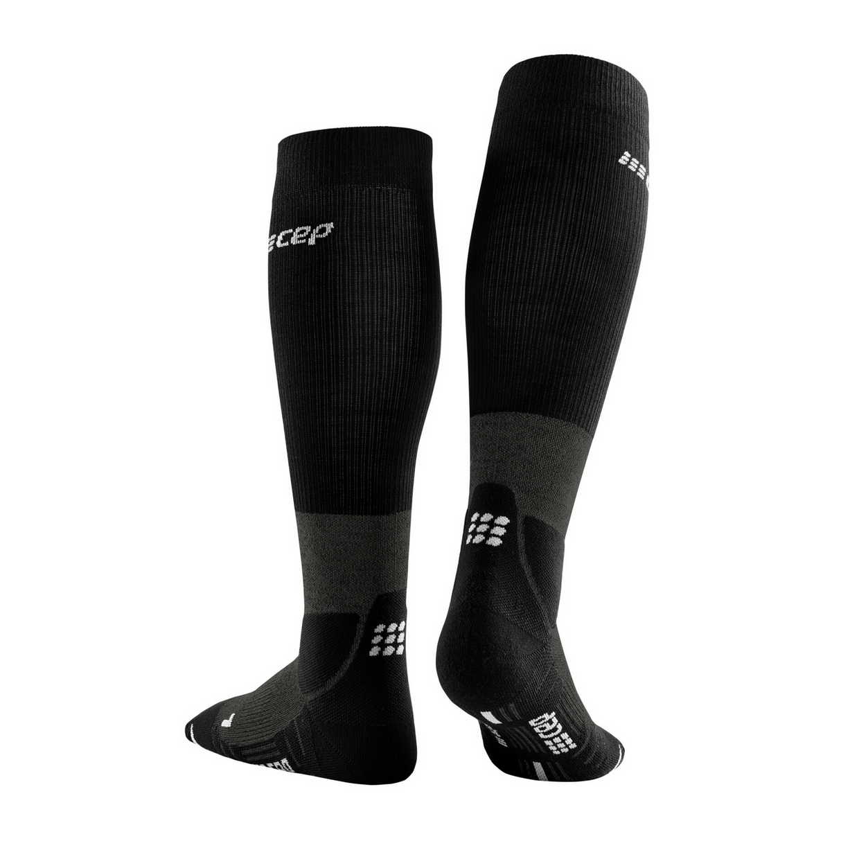 CEP Hiking Merino Compression Socks - Black/Gray