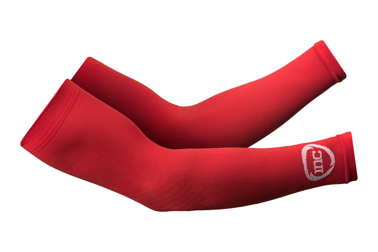 INC Competition Compression Arm Sleeves - Red