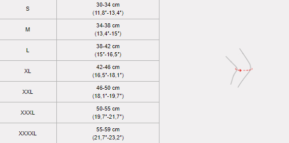 Reh4Classic knee brace with adjustable hinges