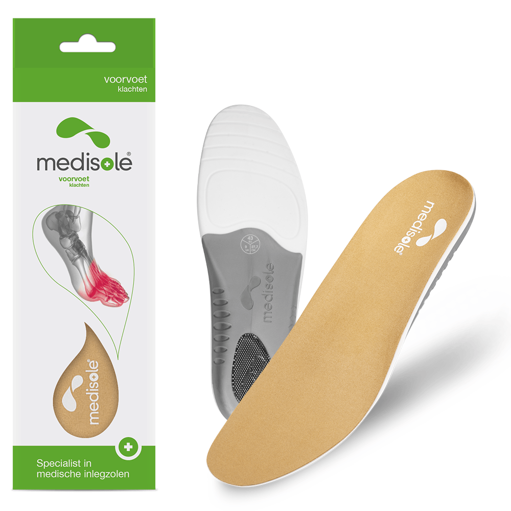 Medisole insoles for forefoot complaints