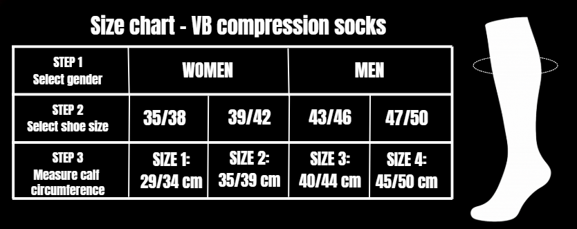 VB Ultra Compression Socks - White