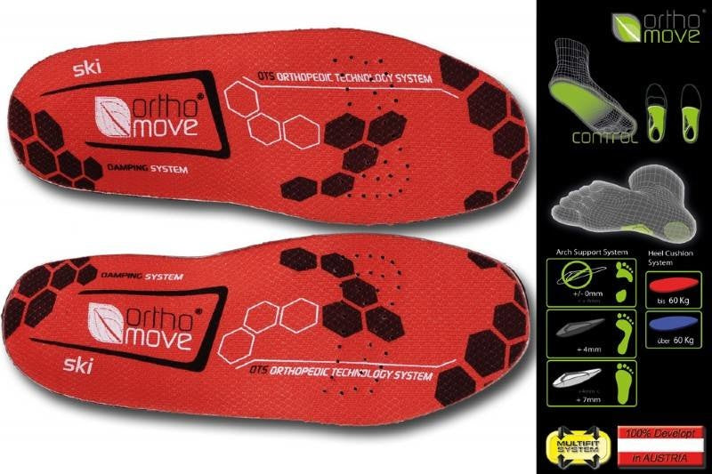 Orthomove ski silver insoles