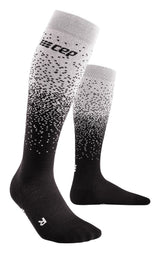 CEP Ski Merino Compression Stockings - Black/Gray