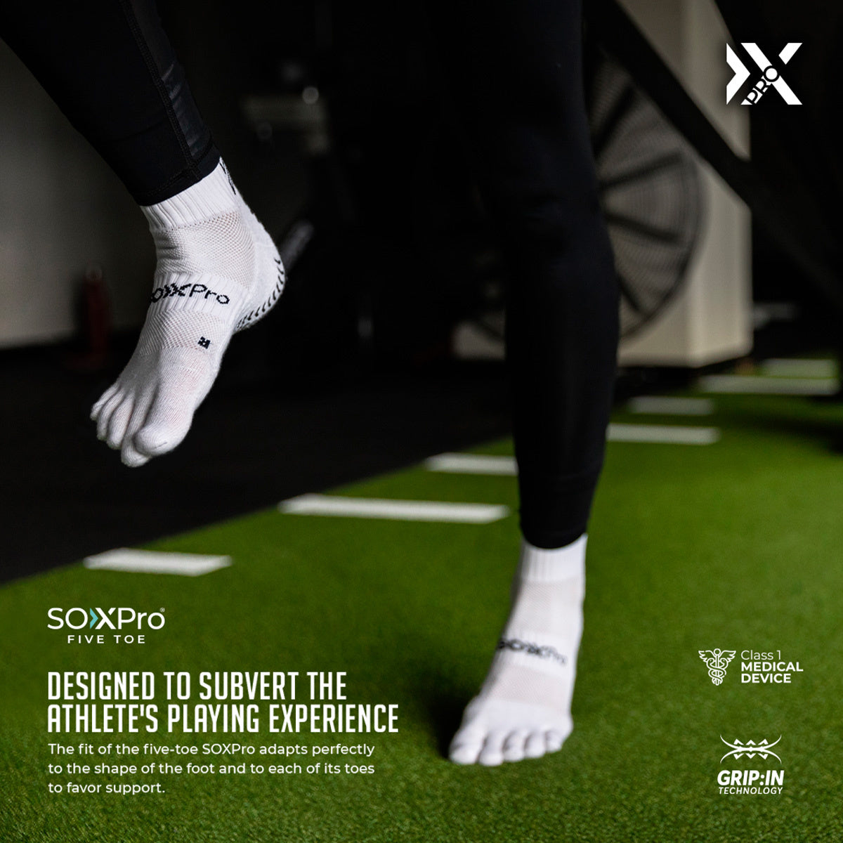 GEARXPro SOXPro - Five Toes - White