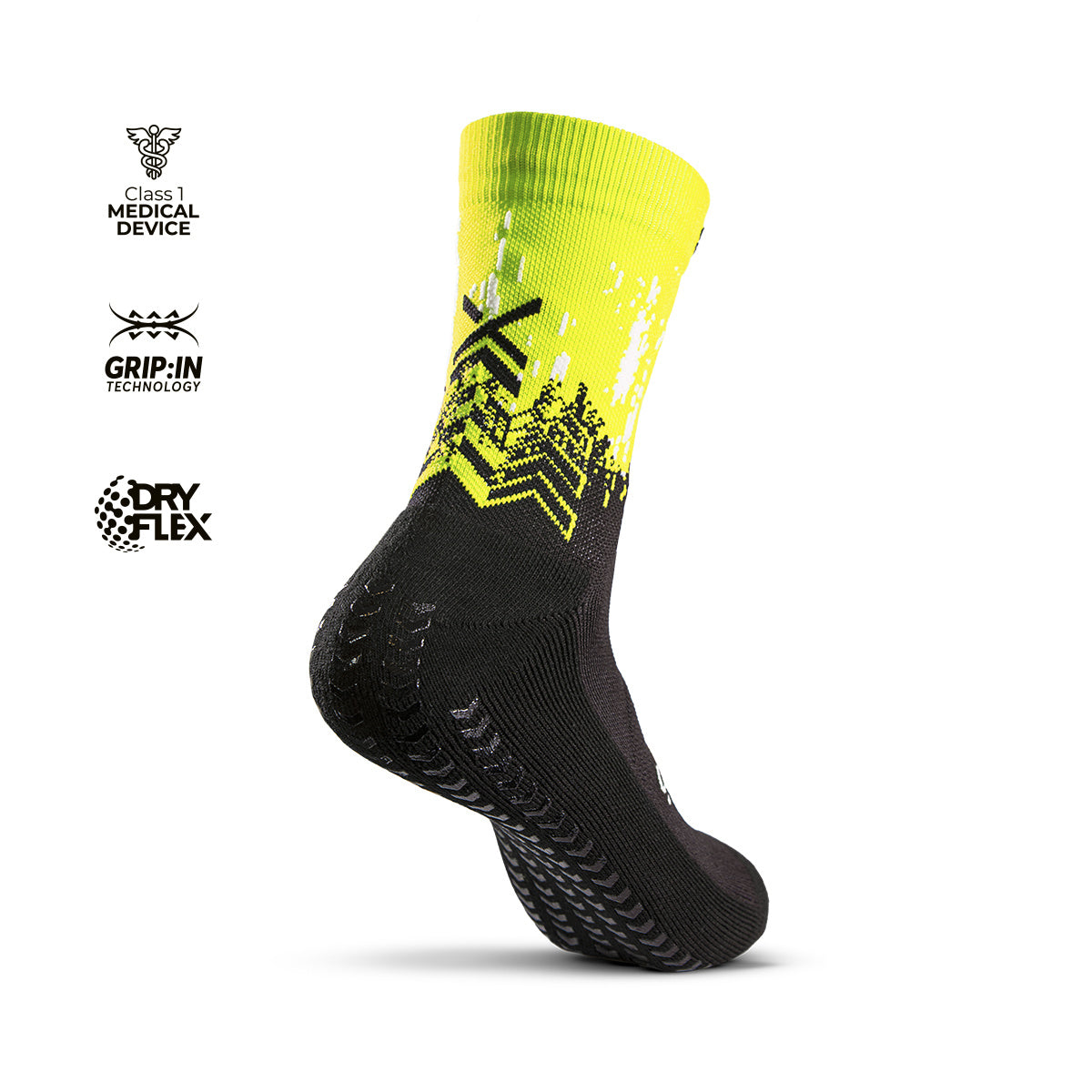GEARXPro SOXPro - Paddle Tennis - Black/Yellow