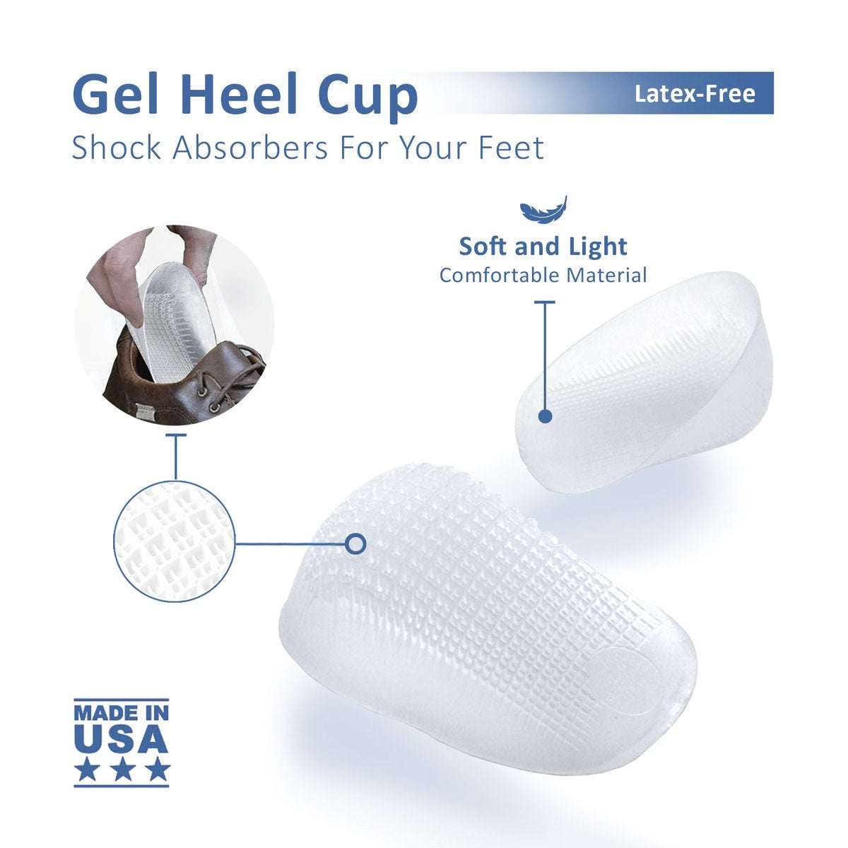 Tuli's Classic Gel Heel Cup - heel spur