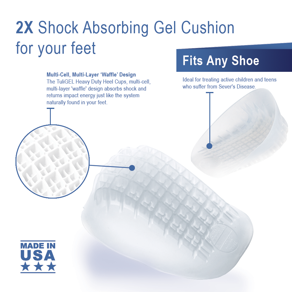 Tuli's Heavy Duty Gel Heel Cups