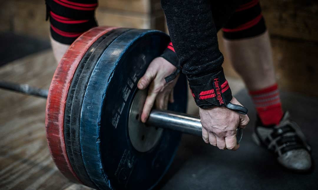 Harbinger Wrist Bindings Red Line