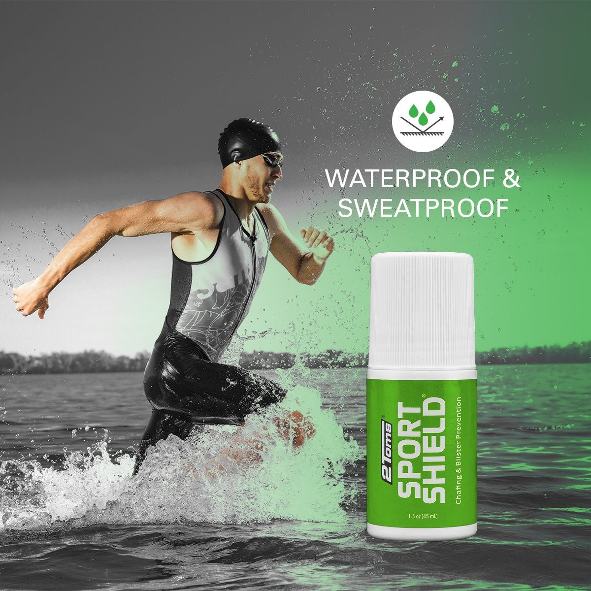 2Toms Sportshield - Anti-chafing