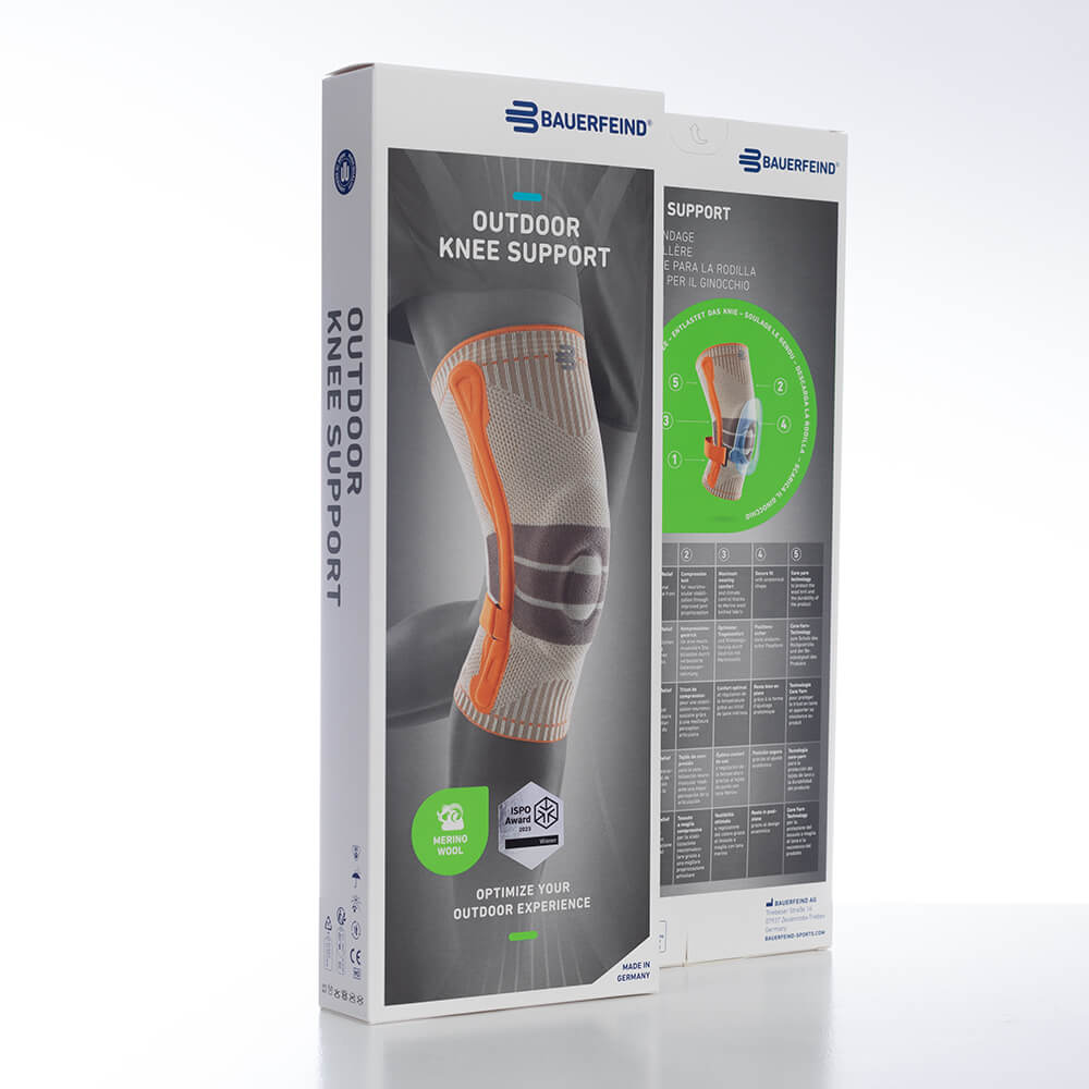 Bauerfeind Outdoor Knee Support Kniebrace - sandstone