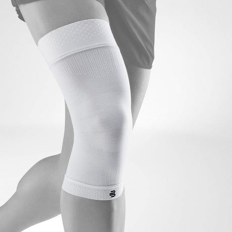 Bauerfeind Sports Compression Knee Support Kniesleeve - wit