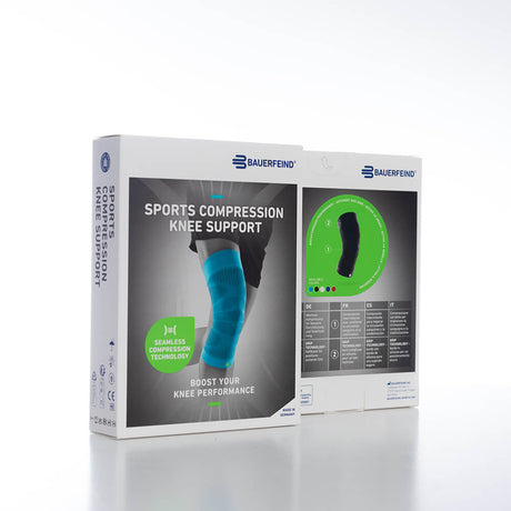 Bauerfeind Sports Compression Knee Support Kniesleeve - zwart