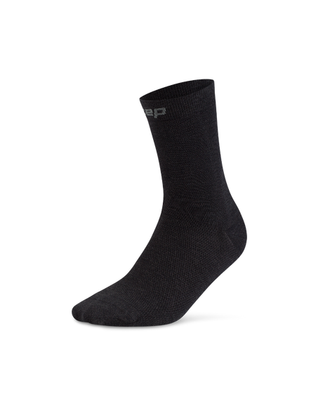 CEP Core Allday Mid Cut Compressiesokken 2.0 - antraciet