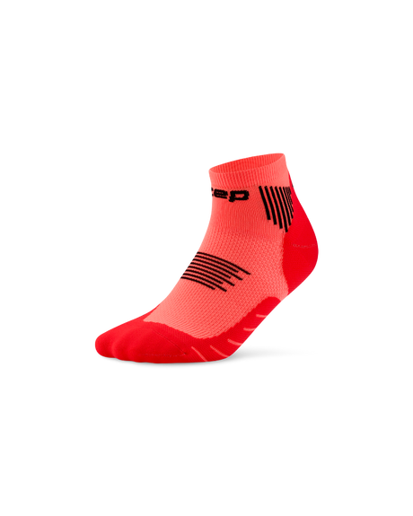 CEP Core Run Low Cut Sokken 5.0 - neon koraal