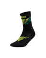 CEP Core Run Merino Mid Cut Socks 3.0 - black/lime