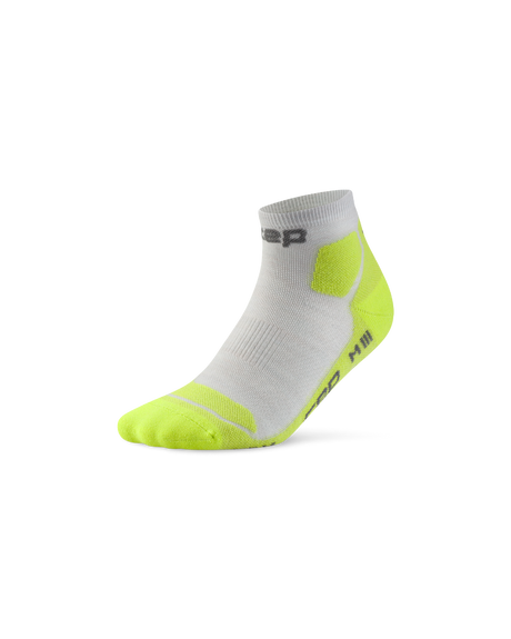CEP Hiking Light Cushion Low Cut Wandelsokken - grijs/lime