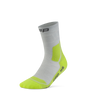 CEP Hiking Light Cushion Mid Cut Wandelsokken - grijs/lime