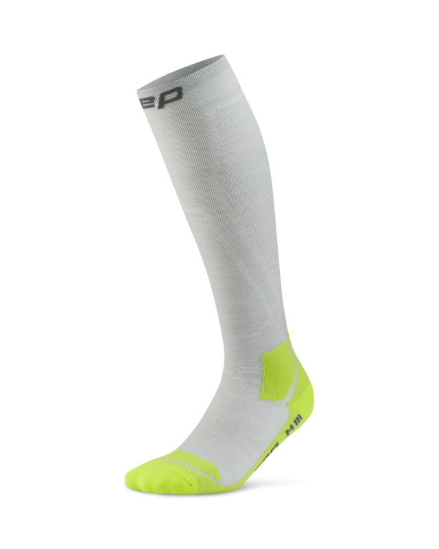 CEP Hiking Light Cushion Wandelkousen - grijs/lime