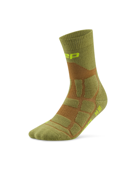 CEP Hiking Max Cushion Mid Cut Wandelsokken 2.0 - olijf/bruin