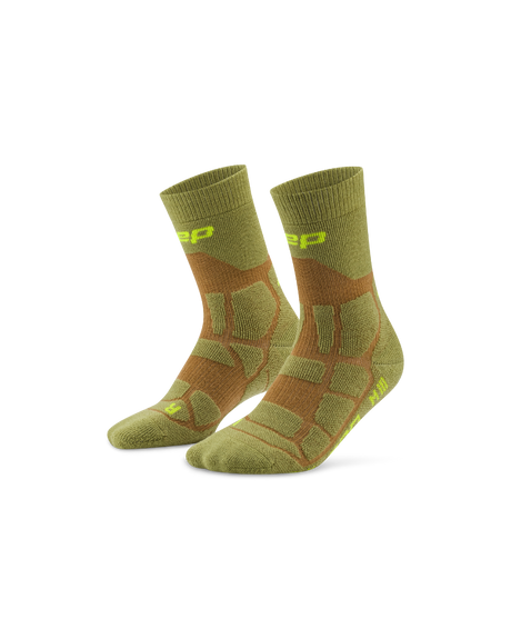 CEP Hiking Max Cushion Mid Cut Wandelsokken 2.0 - olijf/bruin