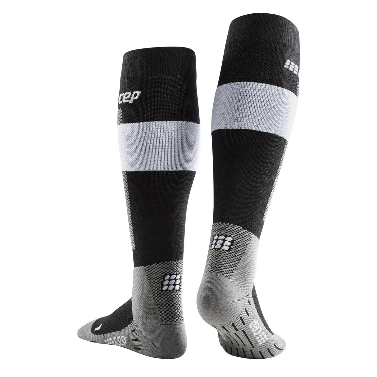 CEP Merino Compression Ski Socks - Gray