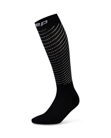 CEP Pro Run Reflective Compressiekousen 3.0 - zwart