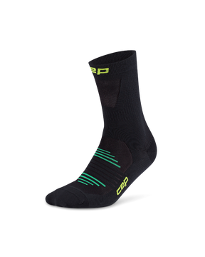 CEP Pro Run Ultralight Mid Cut Sokken - zwart