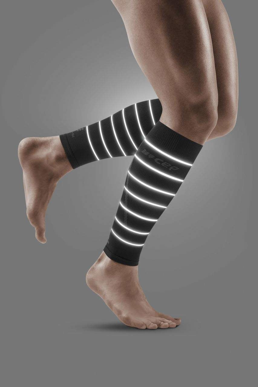 CEP Reflective calf sleeves - black