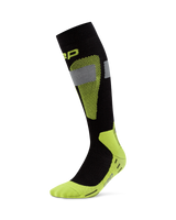 CEP Ski Merino Ski Socks 3.0 - black/lime