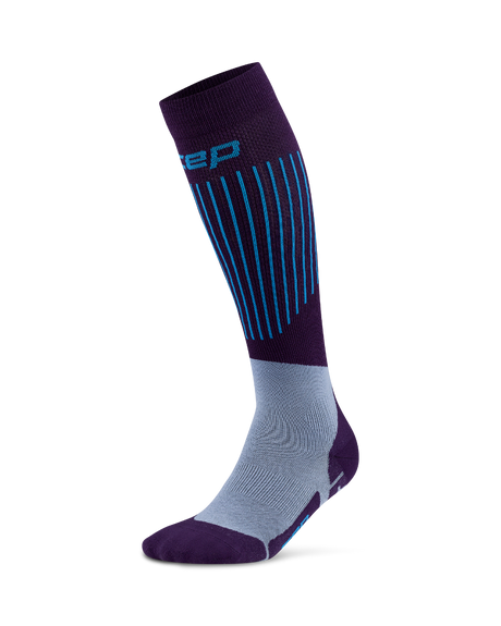 CEP Ski Ultralight Skisokken 3.0 - donkerpaars/blauw