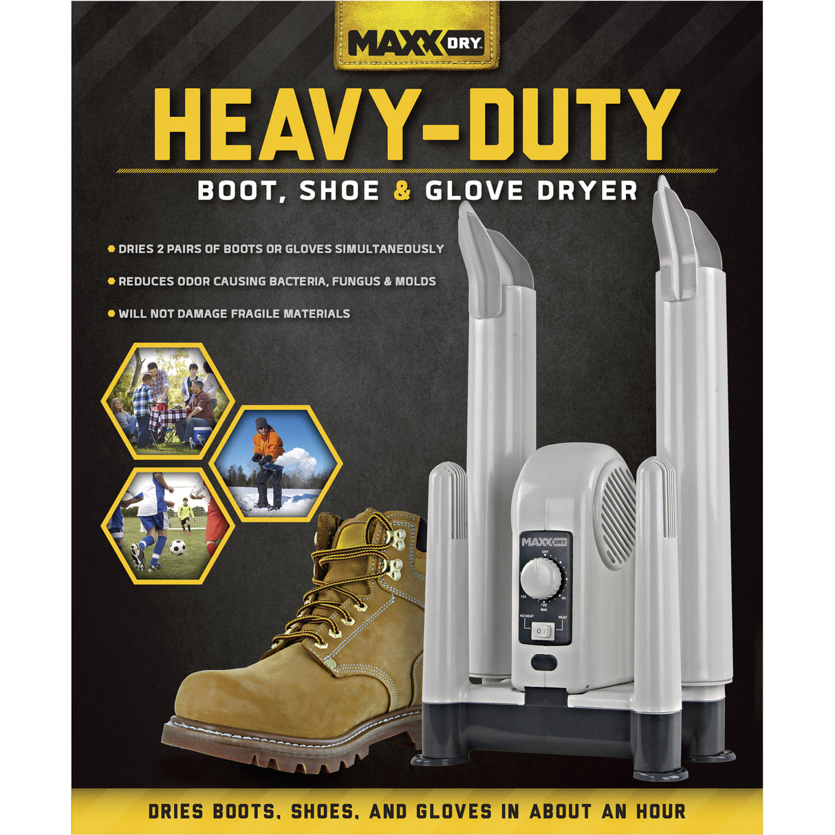 Maxxdry shoe dryer &amp; glove dryer Heavy-Duty